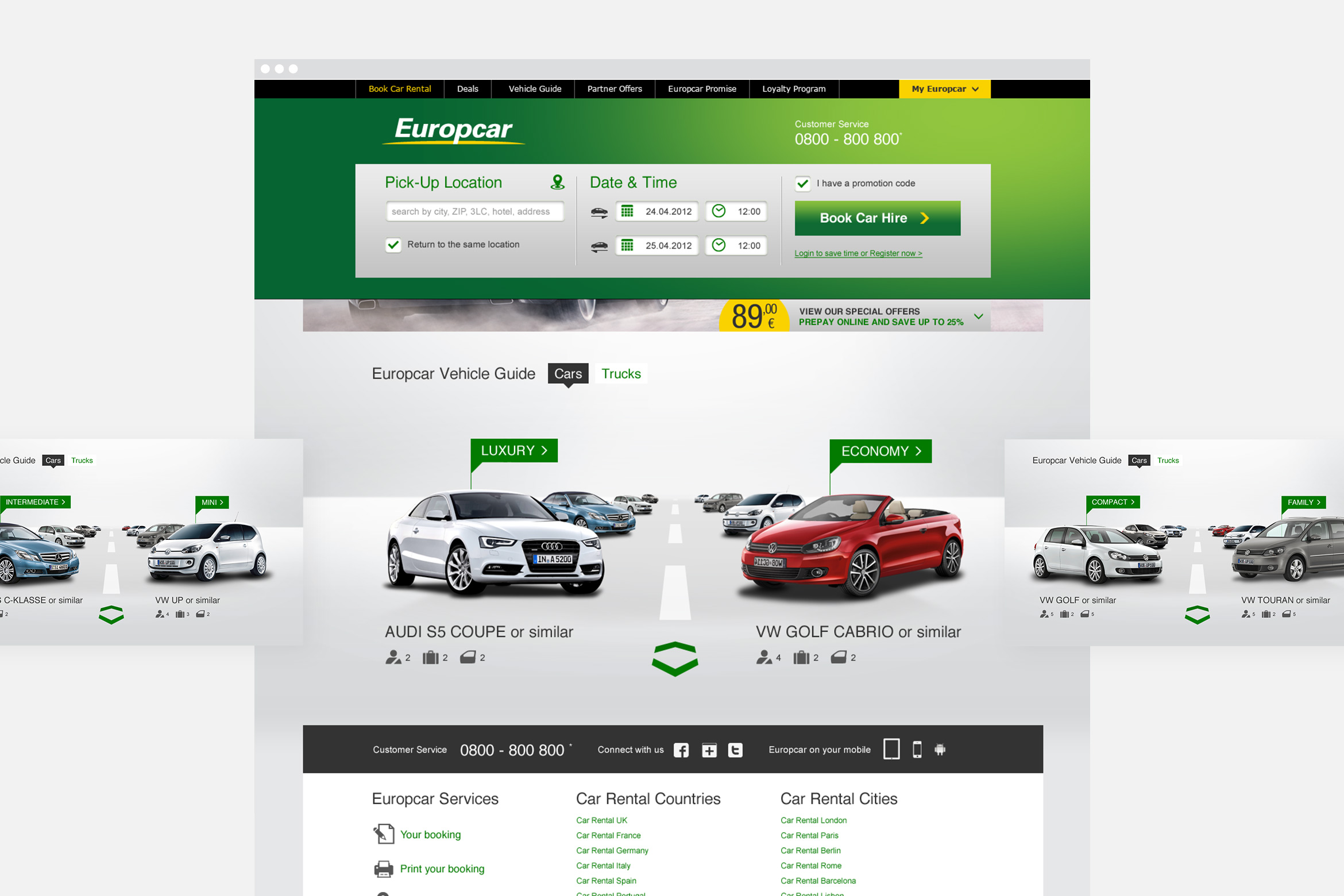 Europcar Website